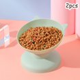 thumbnail image 2 of 2025 2Pcs Tall Bowl Cat Extra Large Metal Dog Bowl Skew Bowl Feeding Cat Fluff Trough Dog Bowl Cat Ear Plastic Ceramic Dog Bowl Set For Small Dogs Bowl Pet Bowl, 2 of 4