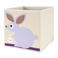 thumbnail image 4 of 3 Sprouts Enfants Tissu Cube de Rangement avec Chat Bleu et Lapin, 4 of 10