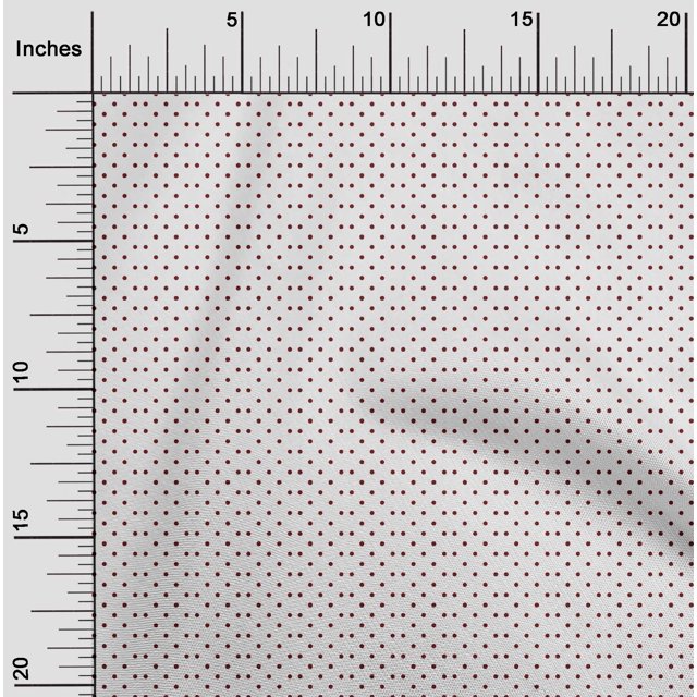 oneOone Tissu Polyester Lycra Tissu à Pois Imprimé au Mètre 56 Pouces de Large