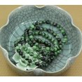 thumbnail image 4 of Angelstones Natural Ruby In Zoisite 6mm Round Beads Stretch Bracelet 7" Unisex, 4 of 5