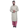 thumbnail image 1 of Atasi Printed Rayon Pathani Kurta With Solid Salwar For Mens Party Wear, 1 of 5