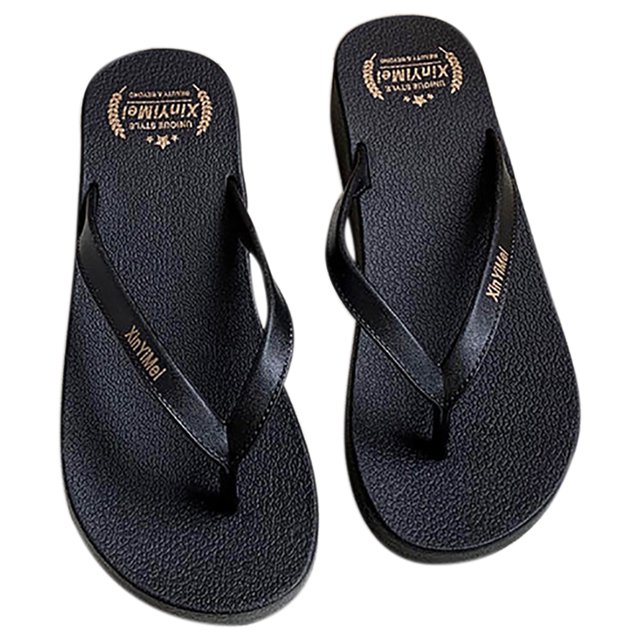 Flip Flops Thick Non-slip Fashion Beach Sandals Summer Slippers for Woman & Lady