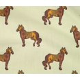 thumbnail image 4 of oneOone Cotton Flex Fabric Horse Block Printed Craft Fabric BTY 40 Inch Wide, 4 of 4