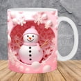 thumbnail image 5 of TIMIFIS Mug Lettering Christmas Mug Inflated Snowman Mug, Santa Mug Press Puffy 15oz 11oz Coffe Kitchen Appliances, 5 of 5
