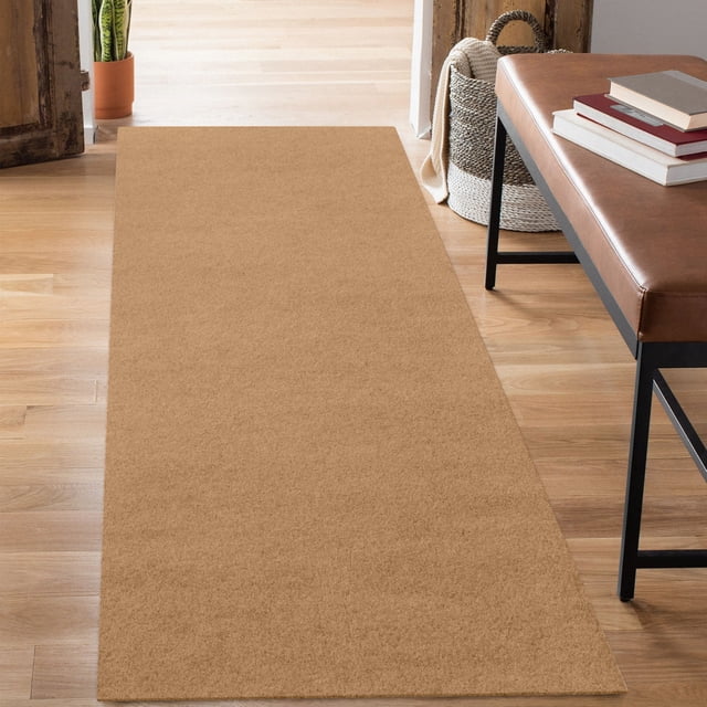 ANTPOP Runner Rug Outdoor Hallway Carpet Runners Non Slip Area Rugs Entrance Mat Indoor for Entryway Kitchen 3'x6',Light Brown