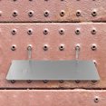 thumbnail image 4 of OULII 2pcs Heavy Duty Pegboard Shelf Brackets for Garage Storage and Craft Tool Organization, 4 of 4