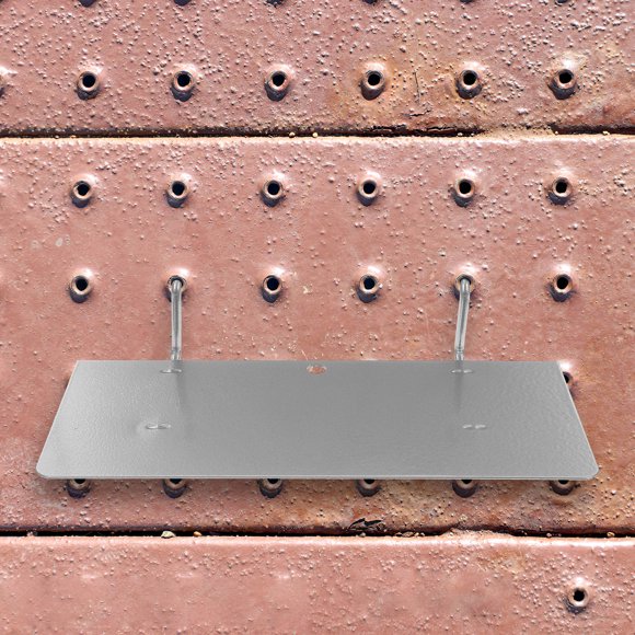 Raindrops 8Pcs Peg Board Organizer Shelves Steel Pegboard Shelf for Home Organization Kitchen Tool Room 6.68X2.95X1.77In