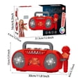 thumbnail image 2 of Kids Educational Musical Toy Microphone Karaoke Machine for Early Childhood Learning and Entertainment, 2 of 5