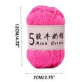 thumbnail image 3 of Clearance Tyidzon Wool Yarn for Crocheting Soft Crochet Thread Yarn, Lightweight Wool Yarn for Crochet Hand Knitting Crocheting Crafting, 3 of 6