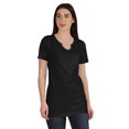 thumbnail image 1 of Inkmeso Long Length Notch Neck Top For Women Basic Cotton Tee Shirt w/ Pocket Patch Legging Top, 1 of 7