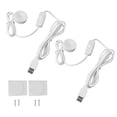 thumbnail image 2 of 2PCS Dimmable USB 5V LED Spot Lights with 6.6FT Cable, Bright Light Eye Protection, Easy Installation, Professional Small Spotlight for Display Cabinet, Jewelry Cabinet, Cupboard, 2 of 7