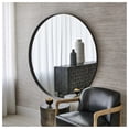 thumbnail image 2 of Round Mirror in Black 60", 2 of 4