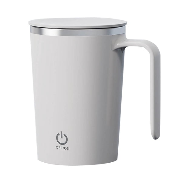 Austok Self Stirring Coffee Mug Stainless Steel Automatic Mixing Cup USB Rechargeable Portable Self Mixing Coffee Cup for Home Coffee Milk