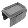 thumbnail image 2 of Sofa Tray, Ample Space Couch Arm Table Foldable  For Home Grey, 2 of 8