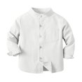 thumbnail image 1 of Birdeem Blouse à Col Montant pour Garçons, Manches Courtes, Imprimé Mignon, Printemps et Été, 1 of 8