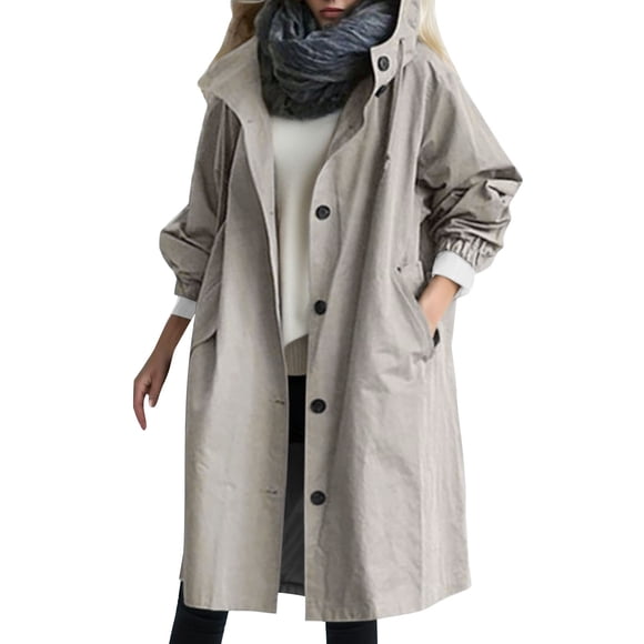 Women's Anoraks Loose Comfortable Winter Jacket Women Jacket Hooded Coat Outwear Elegant Hiking Rain Jacket Women plusomens Windbreaker Jackets Windbreaker Stylish Winter Jacket Rains Women