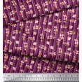 thumbnail image 2 of Soimoi Rayon Fabric Stripe & Magnolia Floral Decor Fabric Printed Yard 56 Inch Wide, 2 of 3