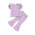 thumbnail image 1 of Birdeem Chemises pour Filles Mode Filles Manches Courtes Décontractées Col Rond Boutons Ensembles de Shorts Unis, 1 of 12