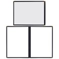 thumbnail image 1 of 2Pcs Clear Binder Cover Restaurant Menu Binder Daily Use Restaurant Loose-leaf Folder, 1 of 9