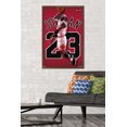 thumbnail image 3 of Michael Jordan - Jersey Wall Poster, 22.375" x 34" Framed, 3 of 4