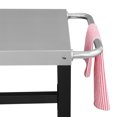 thumbnail image 4 of Royal Gourmet PC3401S Double Shelf Movable Dining Cart Work Table with Handle Outdoor Kitchen Prep Trolley Storage, 4 of 7
