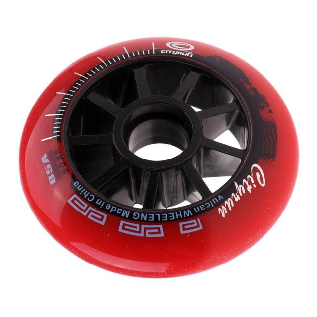 fastboy Speed Skating Wheels Outdoor Indoor Inline Skate Wheels Tool 90mm Red