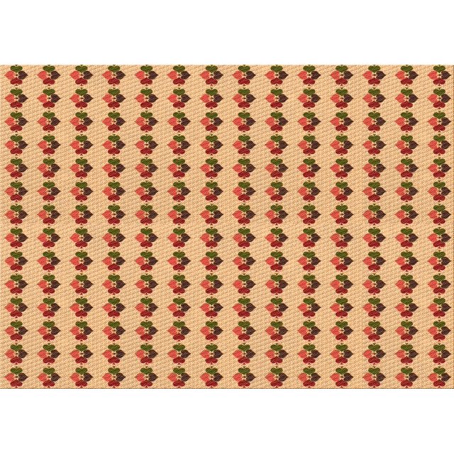 Ahgly Company Machine Washable Indoor Rectangle Transitional Mahogany Brown Area Rugs, 4' x 6'