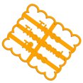 thumbnail image 2 of Cookie Mold Cooking Plastic Biscuit Form Mould Kitchen Baking Baking Biscuit Form Maker with Good Wishes, Type D, 2 of 6