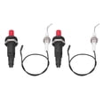 thumbnail image 2 of Grill Stove Spark Ignition, 18mm Mounting Hole Grill Stove Igniter Set 18KV Plastic 2 Sets  For Cooking, 2 of 8