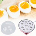 thumbnail image 3 of Rapid Egg Cooker, Mini Electric Egg Cooker Quickly Makes Up To 7  Smart Egg Maker With Auto Shut OFF For Steamed, Hard Boiled, Soft Boiled Eggs For Home Kitchen Dorm Use, 3 of 8