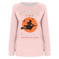 thumbnail image 4 of Rbaofujie Chandails d'Automne pour Femmes Femmes Décontracté Manches Longues Col Rond Hauts Blouse Ample Imprimé Graphique Chandail Rose Chandails à Capuchon pour Femmes, 4 of 4