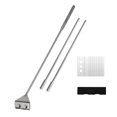 thumbnail image 1 of Stainless Steel Aquarium Algae Scraper with 10 Blades - 90cm Length, Silver Fish Tank Cleaner Tool for Easy Algae Removal, Non-Dead Angle Design, Gift Box Packaging, Suitable for Freshwater Aquariums, 1 of 6