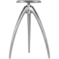 thumbnail image 2 of Meridian Furniture Clara Silver Aluminum Counter and Bar Stool, 2 of 13