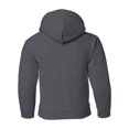 thumbnail image 2 of Gildan Youth Heavy Blend Hooded Sweatshirt, XL, Charcoal, 2 of 2