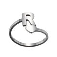 thumbnail image 1 of Daisyyozoid Vente en Gros Mode 26 Lettres Anglaises Bagues à Ouverture Acier Inoxydable Filles Amour Bijoux Rétro, 1 of 1