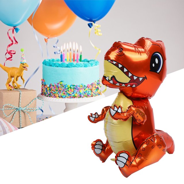 Big Dinosaur Balloon Set Perfect Surprise Decoration Self Inflating and Easy Assembly 80cm/31.5in Uninflated Reusable Animal Party Decor Children Birthday Decoration