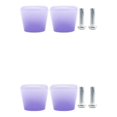 thumbnail image 1 of Wweixi 2x Inline Skates Roller Brakes Block Non-Slip Safety Stopper Purple 34x36x45.5mm 2Set, 1 of 6