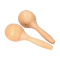 thumbnail image 2 of Maraca, Beech Maraca Rumba Shaker Rattles Percussion Instrument Wooden Maraca Pair Percussion Maraca for Kids Children Musical Instrument 1 Pair, 2 of 7