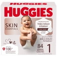 thumbnail image 1 of Couches pour bébés Huggies Skin Essentials,  taille 1 (8-14 lb), 84 Couches, 1 of 9