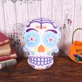 thumbnail image 3 of Halloween Throw Pillow Creative Skeleton Head Stuffed Cushion Sofa Pillow Toy, 3 of 7