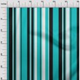 thumbnail image 2 of oneOone Viscose Chiffon Turquoise Blue Fabric Stripes Sewing Craft Projects Fabric Prints By Yard 42 Inch Wide-YPZ, 2 of 4