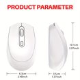 thumbnail image 3 of Dual Mode Wireless Mouse, Optical Gaming Mouse, 2.4G USB Computer Mouse for Laptop Pad PC Tablet Macbook, Wireless Mice, Battery Mouse, 3 of 8