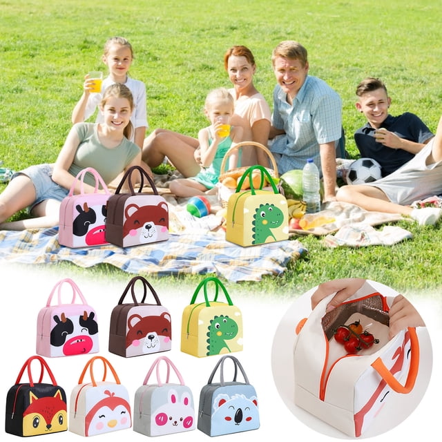 Vaidha Sac à Lunch Portable Sac à Lunch Étudiant Sac Isolant en Aluminium