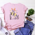 thumbnail image 3 of T-Shirts à Manches Courtes pour Femmes T-Shirts Décontractés pour Femmes à Imprimé Graphique Floral T-Shirt à Manches Courtes pour Enseignante Hauts T-Shirts pour Femmes Décontractés, 3 of 4
