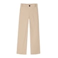 thumbnail image 4 of DecSea Girls Summer Elegant Suit Pants Button Front High Waist Full Length Straight Pant, 4 of 6