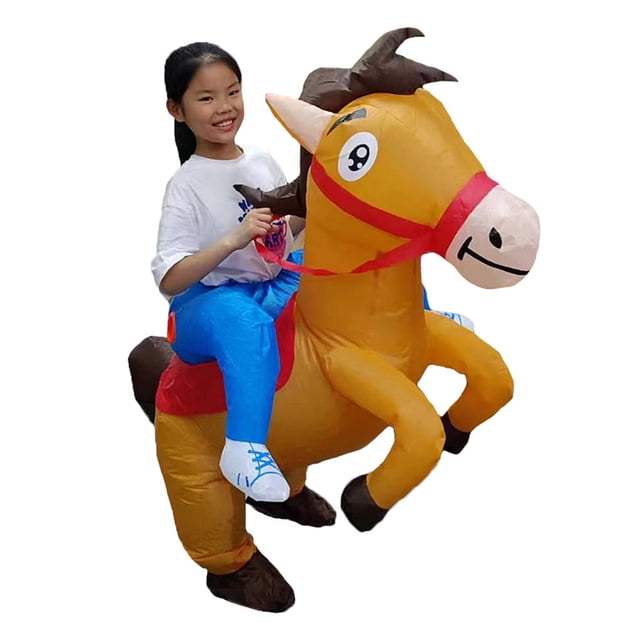 Guardoinrt OxfordCloth Polyester OxfordCloth Inflatable Costume For Unique : The Celebration Horse Mask Costume Mask Outfit