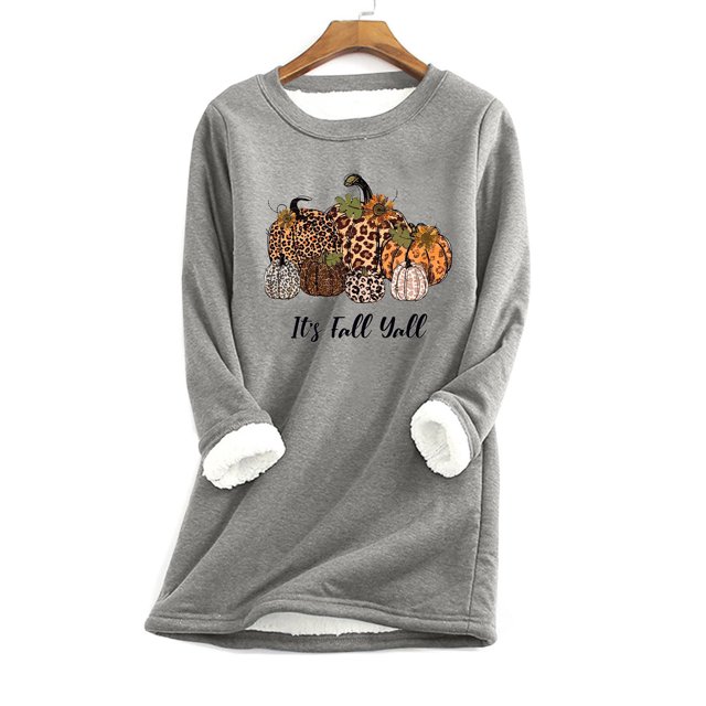 Blouses pour Femmes Mode Décontractée Manches Longues Col Rond Blouses et Chemises Chandails en Liquidation