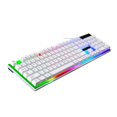 thumbnail image 4 of COOPHYA Clavier Lumineux de Rentrée Scolaire 1Ensemble Plastique Blanc Compact Connexion Filaire, 4 of 8