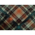 thumbnail image 4 of oneOone Cotton Poplin Fabric Tartan Check Print Sewing Fabric BTY 42 Inch Wide, 4 of 4