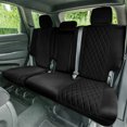 thumbnail image 2 of For 2011–2021 Jeep Grand Cherokee FH Group Neoprene Waterproof Custom Fit Car Seat Covers - Rear Black, 2 of 5